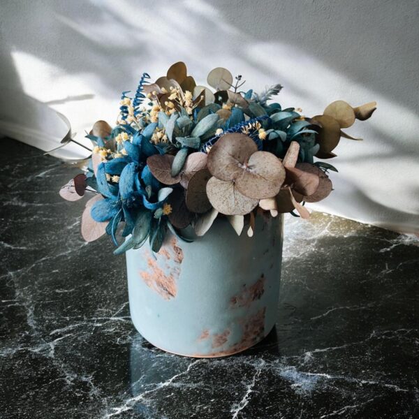 Arranjo flores secas/desidratadas Tiffany